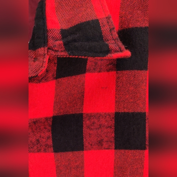 Lined Small Woolrich flannel ladies Pemberton insulated jacket button down - Picture 4 of 9